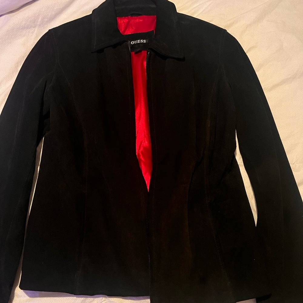 Womens Guess suede coat